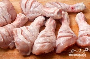 Куриные голени в имбирном маринаде - фото шаг 2