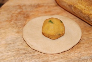 Вегетарианские лепешки с картофелем - фото шаг 4