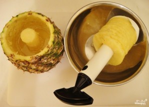 Десерт из свежего ананаса - фото шаг 3