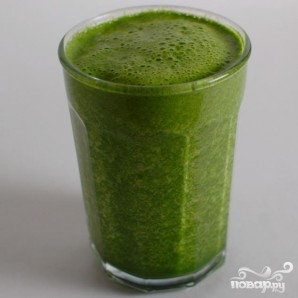 Зеленый витаминный напиток для зимы - фото шаг 4