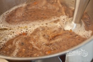 Суп из чёрной фасоли - фото шаг 6