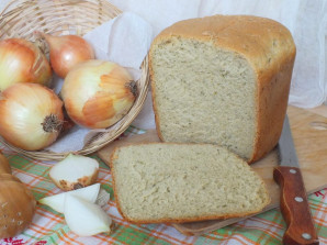 Луковый хлеб в хлебопечке - фото шаг 8