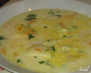 Сырный суп с картошкой - фото шаг 6