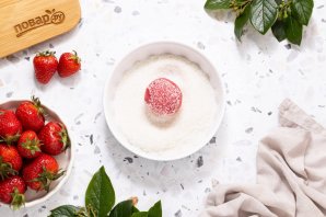 Клубничное печенье - фото шаг 13