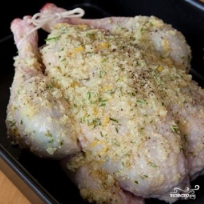 Запеченная курица с чесноком и лимоном - фото шаг 4
