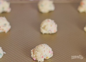 Печенье с кондитерской посыпкой - фото шаг 2