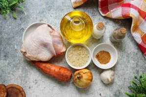 Плов с курицей в мультиварке - фото шаг 1