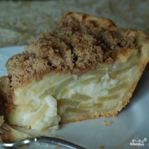 Яблочный пирог со сметаной - фото шаг 9