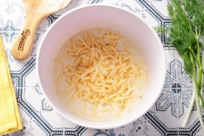 Блинчики с сыром - фото шаг 6