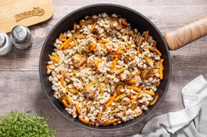 Перловка с грибами - фото шаг 10