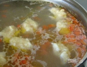 Суп с клёцками - фото шаг 7