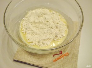 Тесто на кефире на сковороде - фото шаг 4
