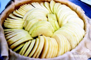 Яблочный пирог с сахарной глазурью - фото шаг 3