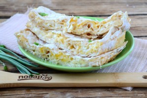 Сырный пирог из армянского лаваша - фото шаг 7