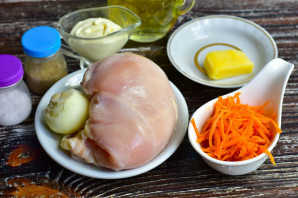Мясо по-чешски с корейской морковью - фото шаг 1