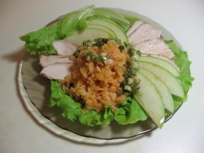 Салат из чечевицы с мясом - фото шаг 6