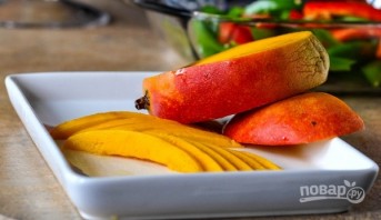 Салат с перцем и манго - фото шаг 5