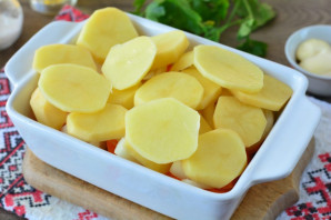 Картошка с мясом слоями в духовке - фото шаг 6