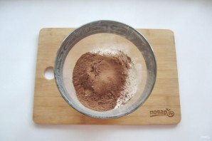 Шоколадный кекс с кабачком - фото шаг 2