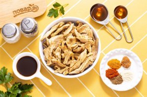Соевое мясо в аэрогриле - фото шаг 1