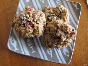 Овсяное печенье с сухофруктами и орехами - фото шаг 3