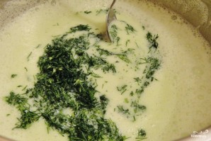 Холодный суп с огурцом - фото шаг 6