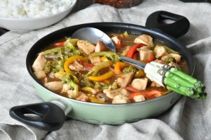 Курица с брокколи по-азиатски - фото шаг 9