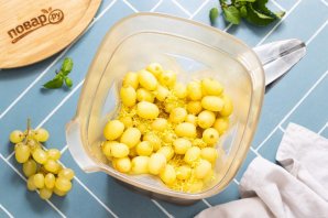 Cорбет из винограда - фото шаг 9