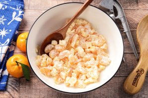 Салат "Мандариновый шок" - фото шаг 6