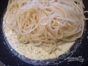 Спагетти с сыром и сливками - фото шаг 7