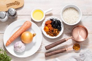 Постный плов - фото шаг 1