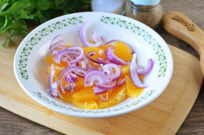 Сицилийский салат с апельсинами - фото шаг 5