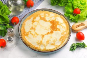 Блинчики с сыром и беконом - фото шаг 8