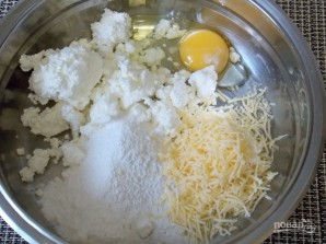 Ленивые творожно-рисовые вареники с сыром - фото шаг 2