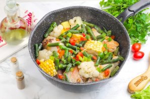 Курица в кефире с овощами - фото шаг 3