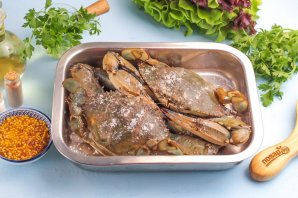 Краб в духовке - фото шаг 4