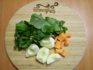 Зеленый коктейль с морковью - фото шаг 2