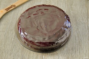 Постный шоколадный торт - фото шаг 11