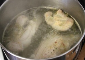 Суп-пюре из цветной капусты с курицей - фото шаг 1