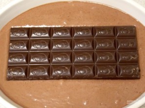Шоколадный манник с шоколадом - фото шаг 5
