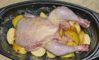 Курица в утятнице в духовке - фото шаг 3