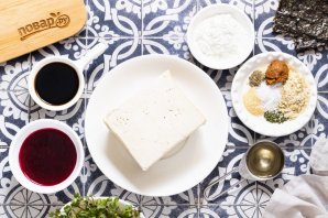 Веганский лосось из тофу - фото шаг 1