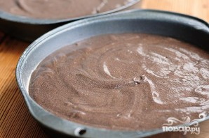 Шоколадный пирог с орехами - фото шаг 4