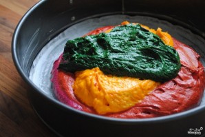 Торт Радуга с пищевыми красителями - фото шаг 6