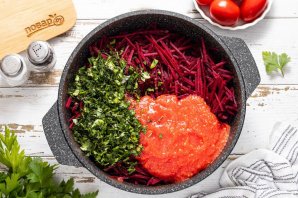 Заправка для борща на зиму - фото шаг 7