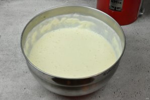 Заварные блинчики на йогурте - фото шаг 6