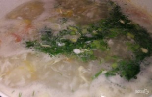 Суп с хеком и яйцом - фото шаг 9
