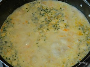 Суп с плавленным сыром и вермишелью - фото шаг 5