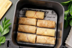 Замороженные блины в аэрогриле - фото шаг 3