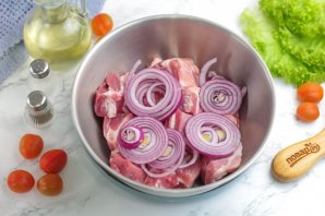 Шашлык с киви - фото шаг 3